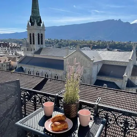 Coeur D'aix, Vue Splendide Et Cachet Lägenhet *