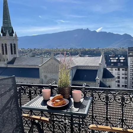 Coeur D'aix, Vue Splendide Et Cachet 艾克斯莱班