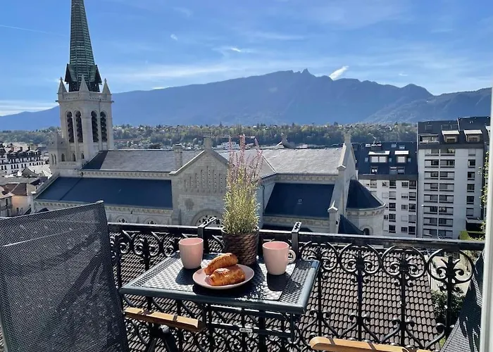 Coeur D'aix, Vue Splendide Et Cachet エクスレバン